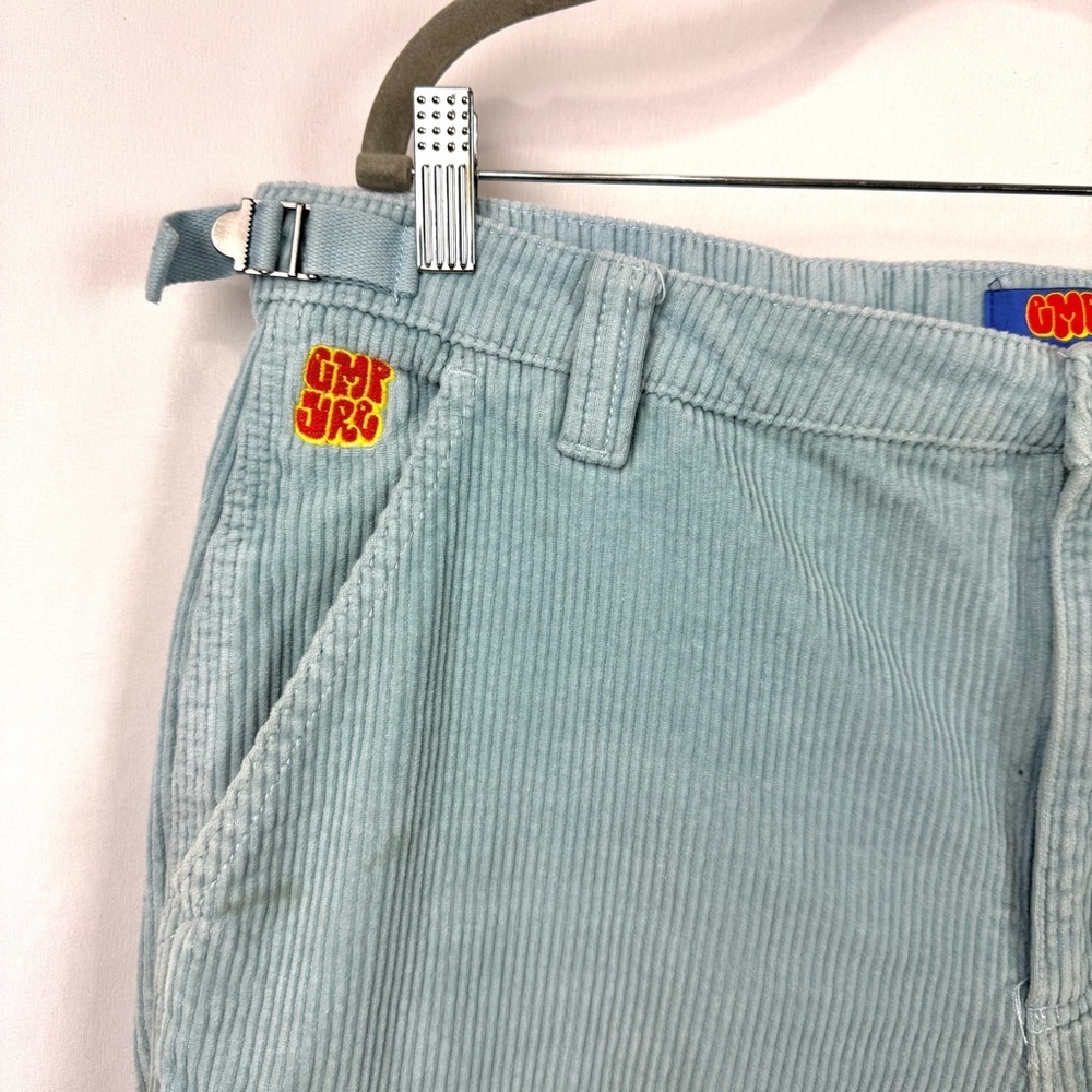 Empyre Light Blue Corduroy Cargo Skate Pants Baggy Relaxed Fit Men’s Sz 34 Y2K - Picture 7 of 16